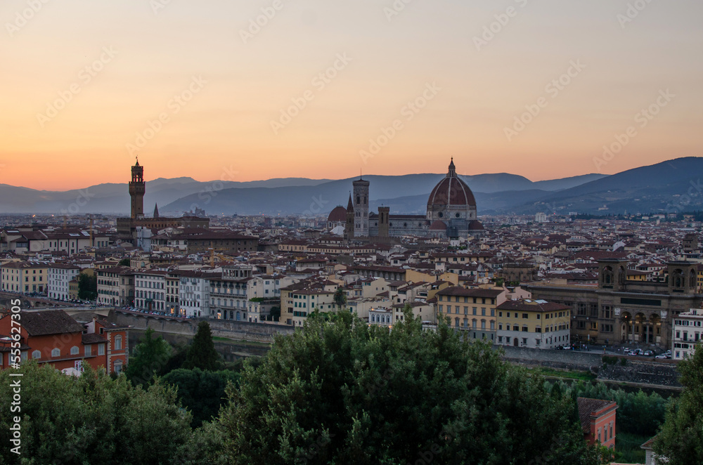 Florence by sunset