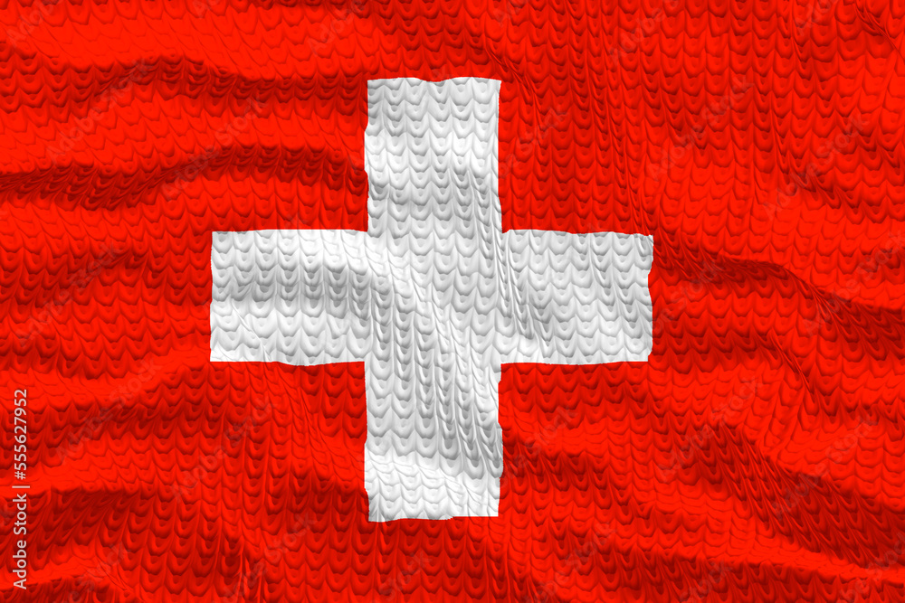 National flag of Switzerland. Background with flag Flag Switzerland National flag of Switzerland. Background with flag Flag Switzerland