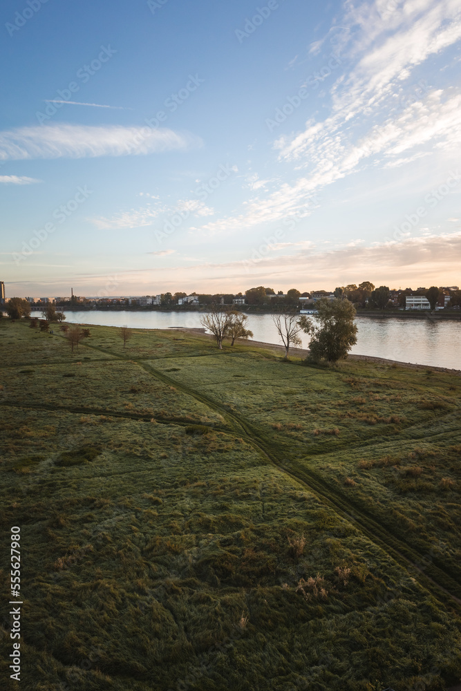 River and meadow