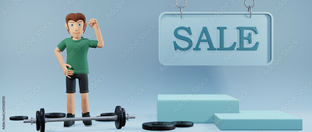 3D rendering of podium for fitness products health products or dietary supplement 3D rendering of podium for fitness products health products or dietary supplement