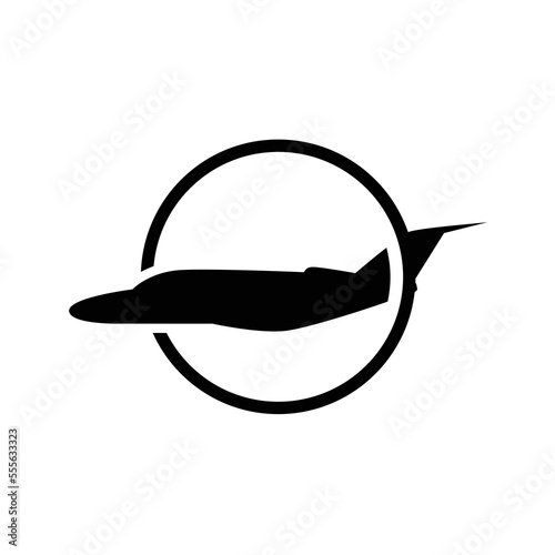 private jet aircraft vip transportation aviation logo design