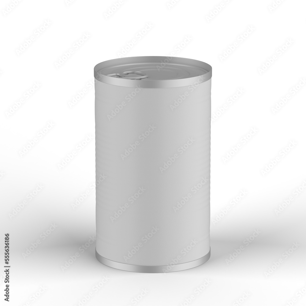 tin can isolated on white tin can isolated on white