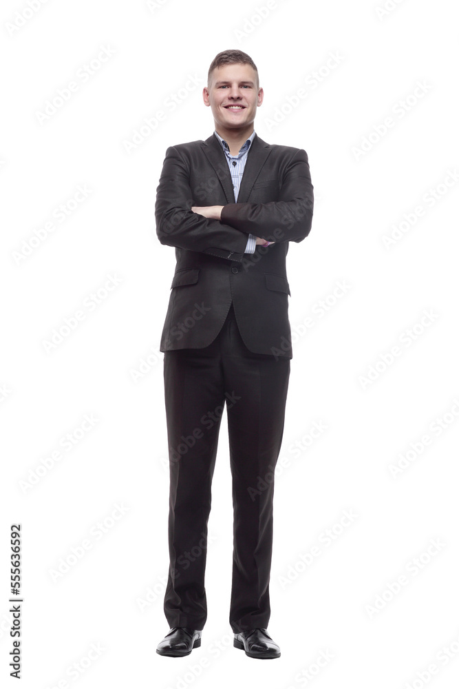 successful young businessman. isolated on a white successful young businessman. isolated on a white