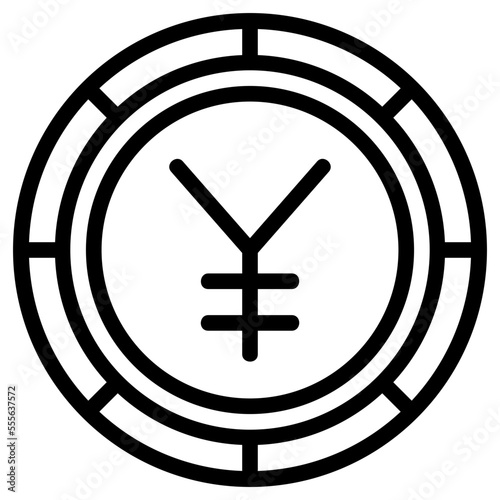 yen line icon