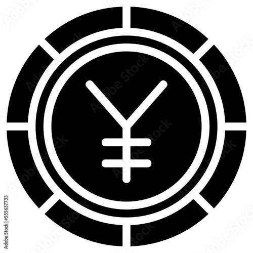 yen glyph icon