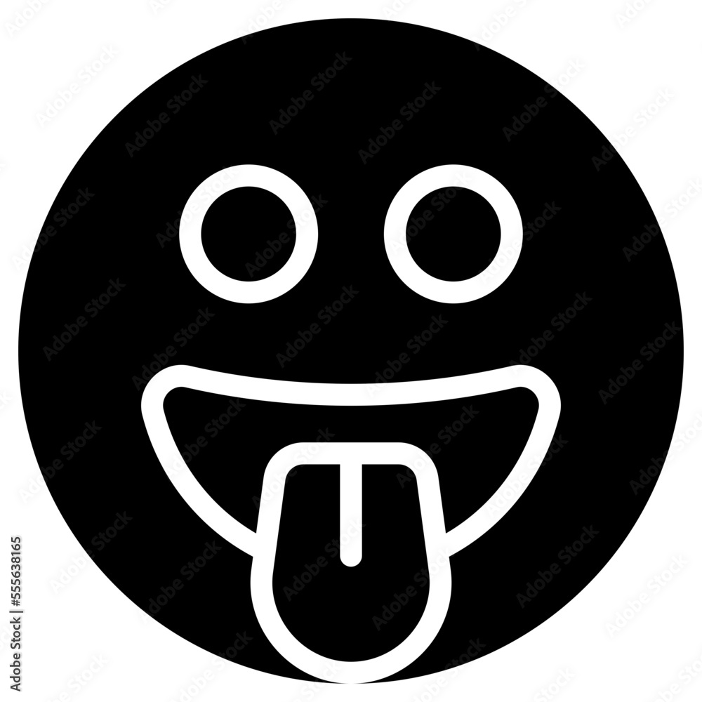 tongue glyph icon tongue glyph icon