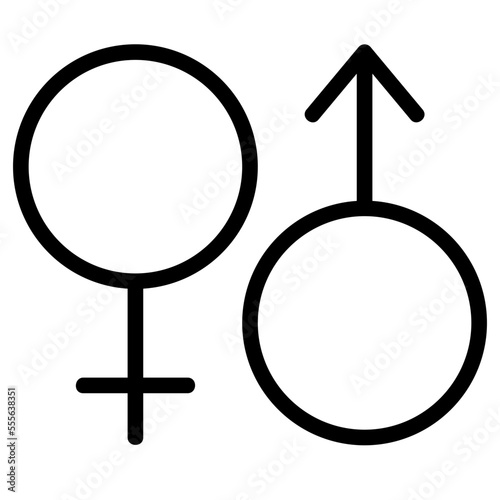 gender line icon
