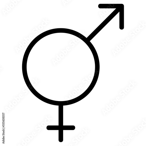 gender line icon