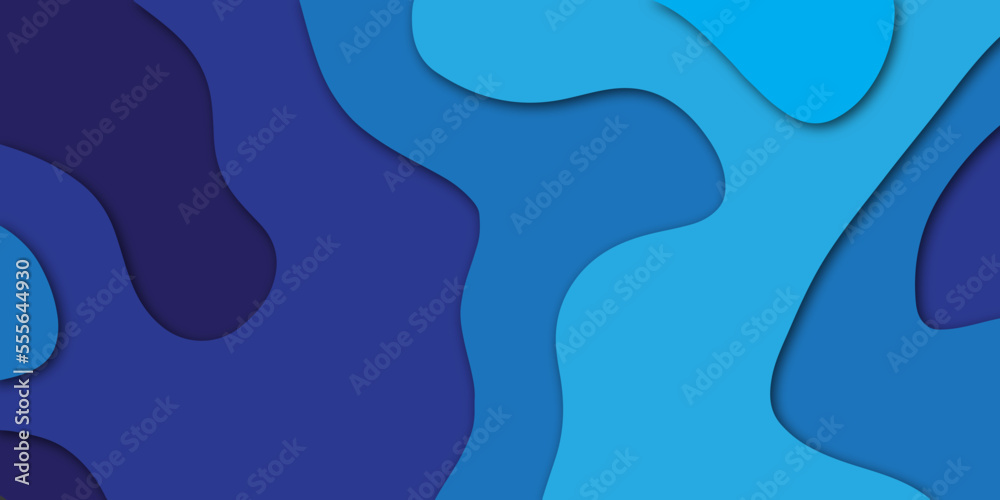 abstract 3d blue paper cut background.Vector illustration. papercut design layout for business presentations, flyers, posters background. abstract 3d blue paper cut background.Vector illustration. papercut design layout for business presentations, flyers, posters background.
