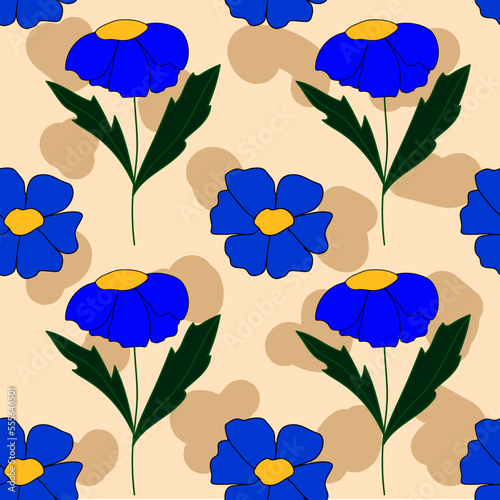 Vector set flowers background, Nature background, banner, cover, templates, posters.