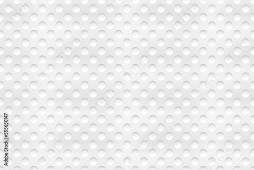 White seamless pattern with paper towel dot texture. Soft tissue background with geometric emboss. Clean cooking napkin surface. Recycled material with noise effect. Vector illustration.
