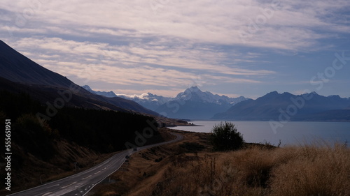 sunset in the mountains