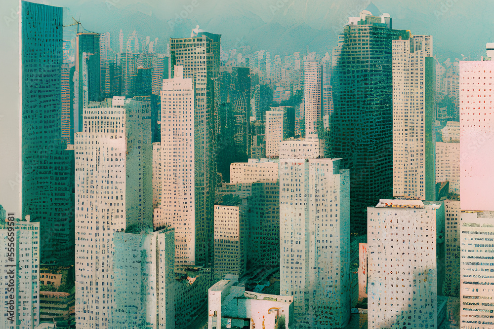 Obraz premium Cidade Cinza