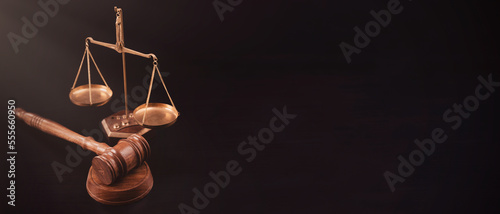 Judge's gavel and scale. Law and justice system © Proxima Studio