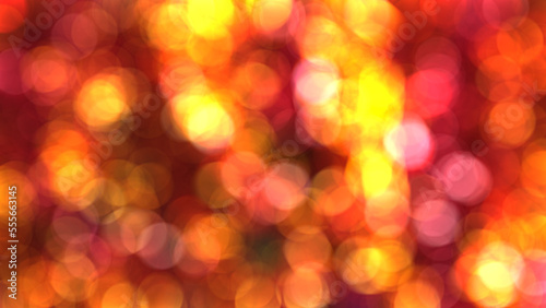 red yellow bokeh light with blurred background for party or christmas © Kal El BSF