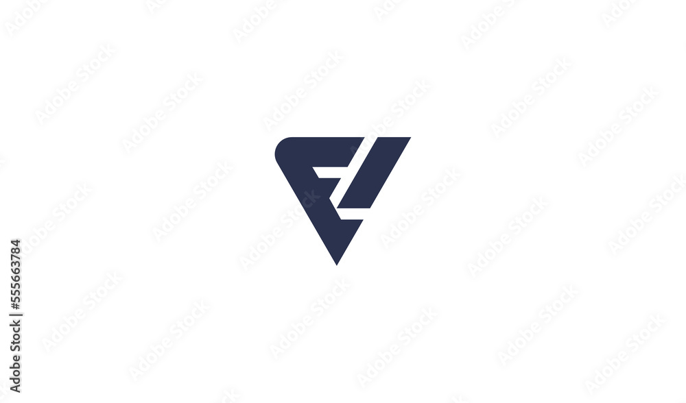 Initial EV logo deign template element. Initial EV logo deign template element.