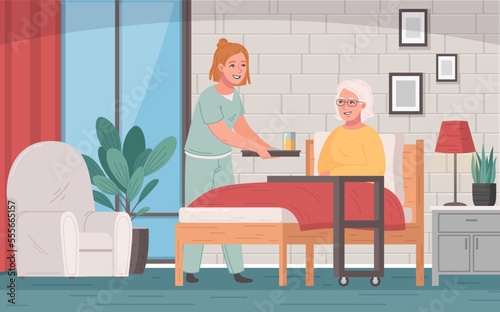 Elderly Care Concept