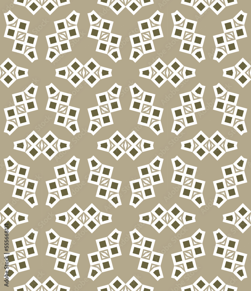Fototapeta premium Abstract geometric pattern. A seamless background, vintage texture. 