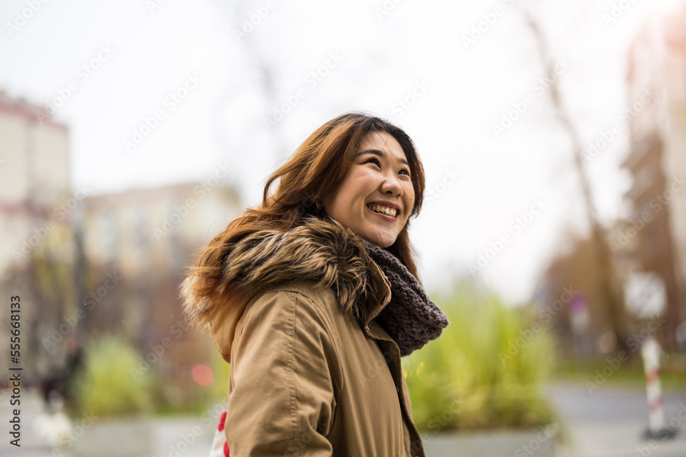 Portrait of young woman in the city
Portrait of young woman in the city