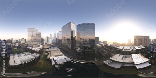 Photography Panorama of the city