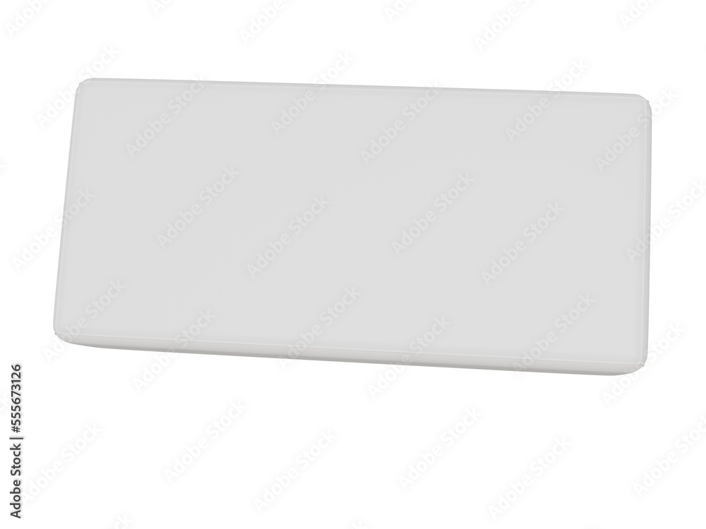 Rectangular sofa pillow. 3d render Rectangular sofa pillow. 3d render
