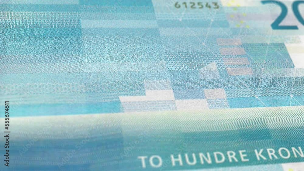 Norway Norwegian Krone 200 Banknotes, Two Hundred Norwegian Krone ...