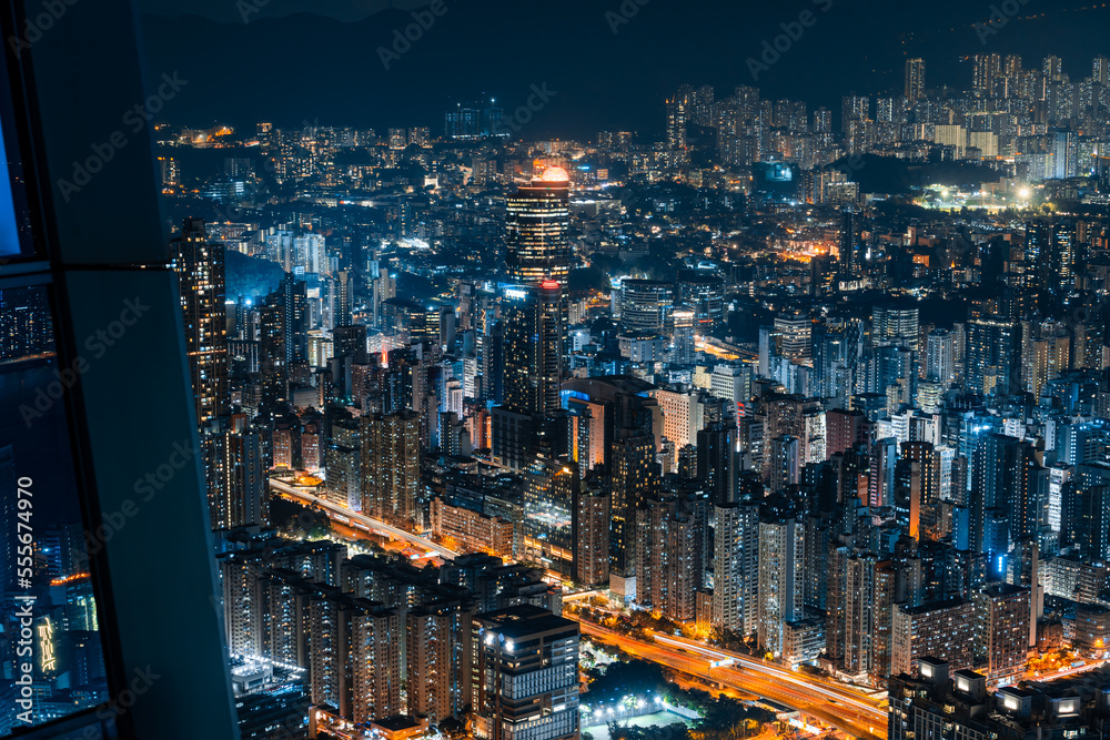 Obraz premium city at night