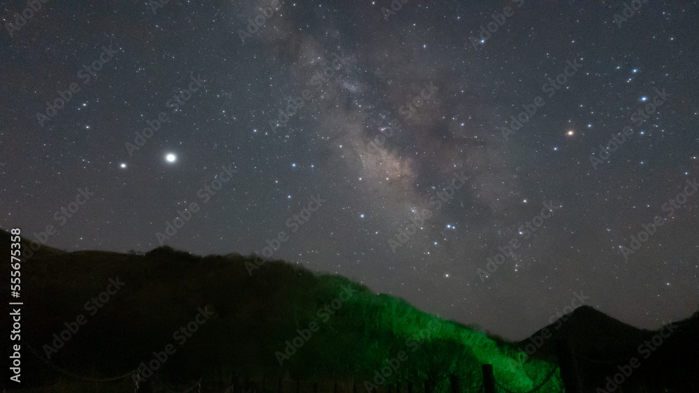 木星とミルキーウェイ