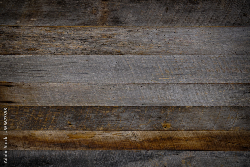 Fototapeta premium Old Gray Wood Plank Background