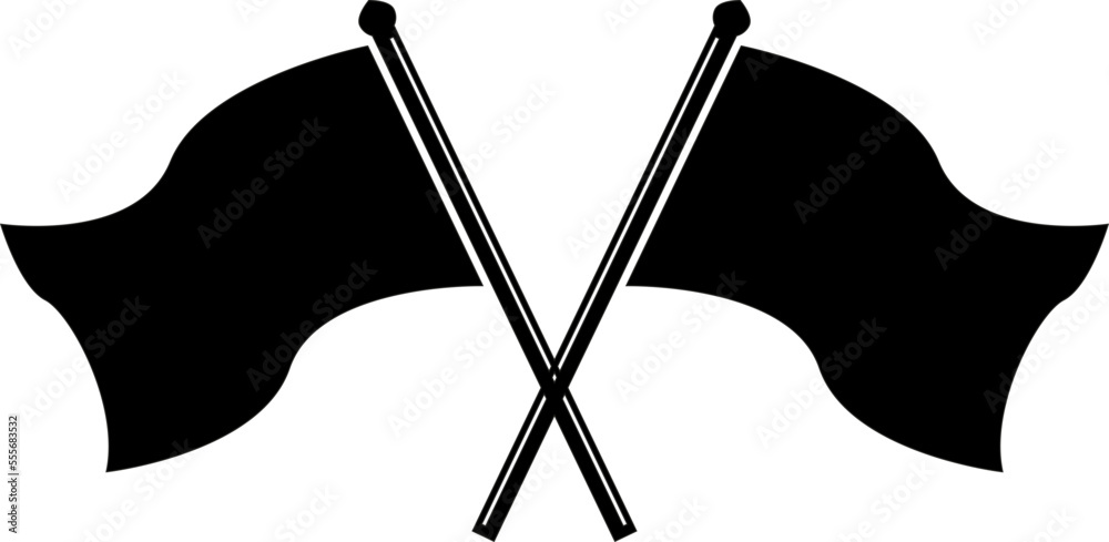 color guard colorguard crossed flags svg vector cutfile for cricut and