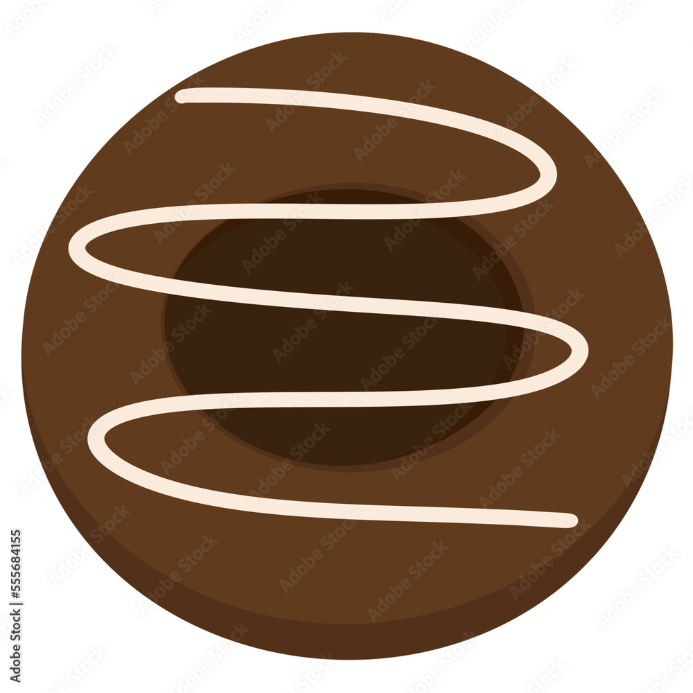Chocolate Cookie Illustration Chocolate Cookie Illustration