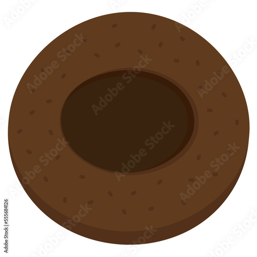 Chocolate Cookie Illustration
