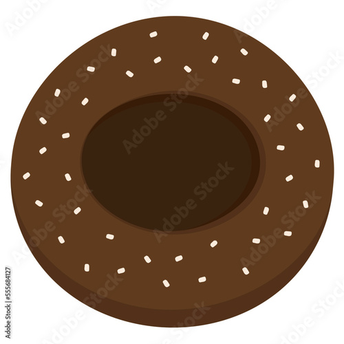 Chocolate Cookie Illustration