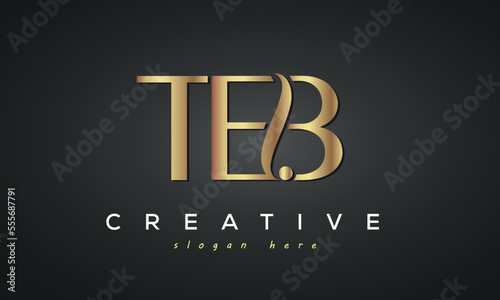 TEB creative luxury logo design	 photo