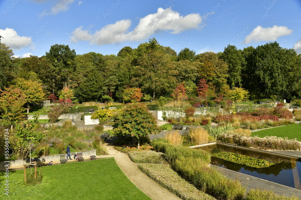 La décoration florale exceptionnelle du Jardin des Fleuristes en automne à Laeken 
