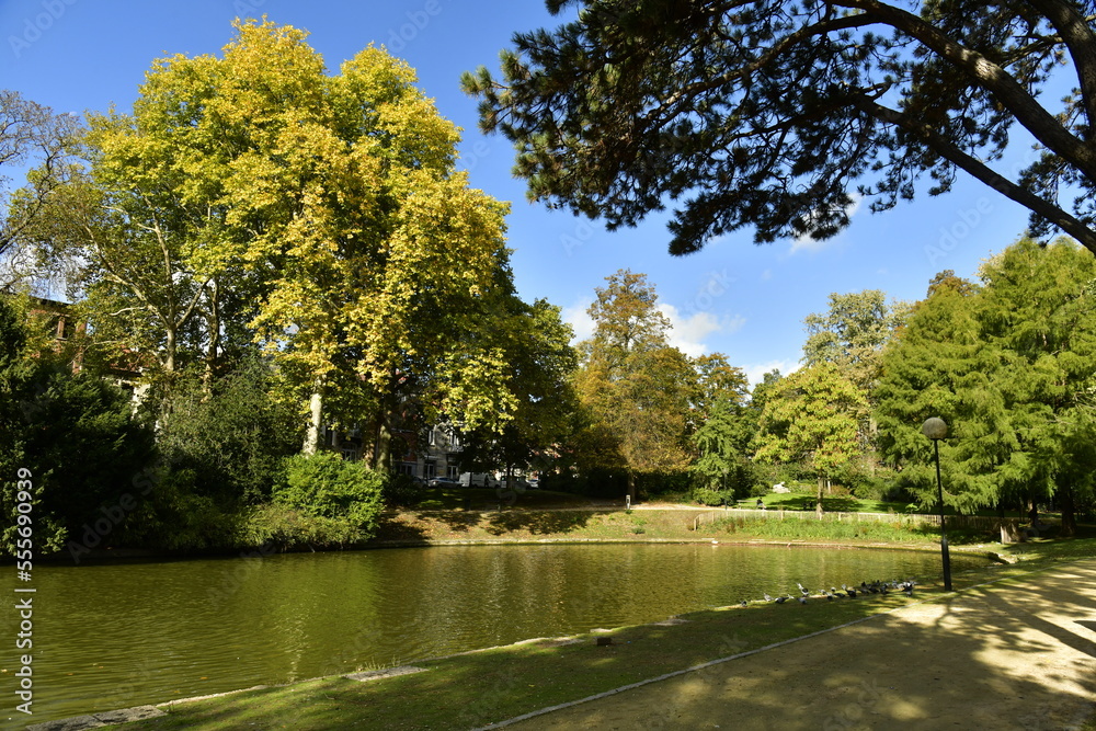Les couleurs de l'automne au parc de la Princesse Clémentine à Laeken 