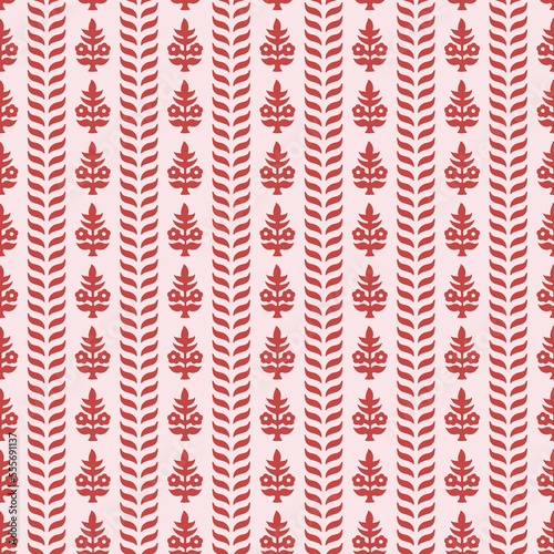 SPRIG FLORAL SEAMLESS PATTERN IN  EDITABLE VECTOR FILE