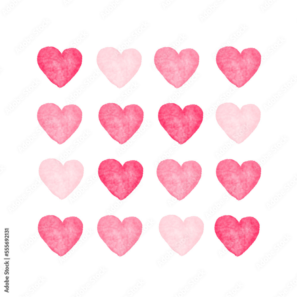 Heart shaped pattern. Valentines Day. Valentine Symbol.