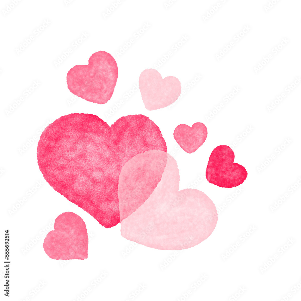 Heart Shapes. Valentine Day. Valentine Symbol.