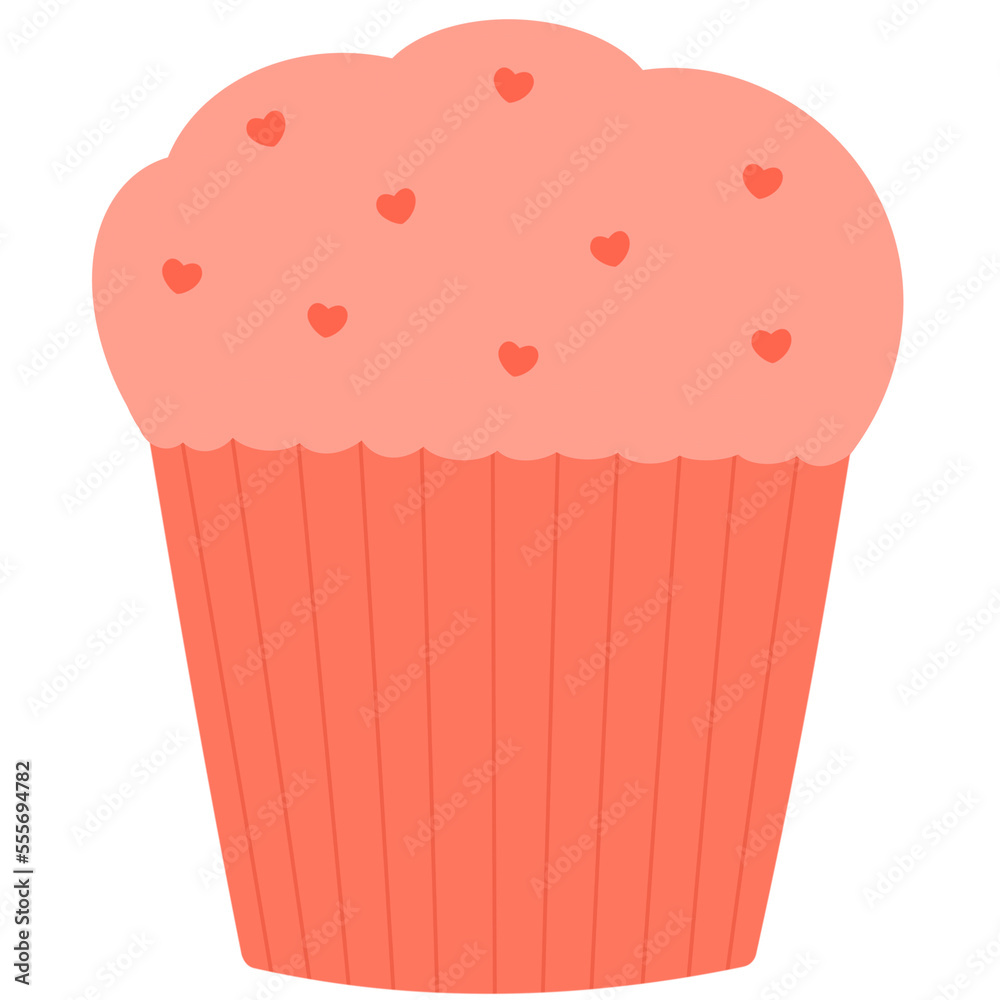 Strawberry Cupcake Muffin