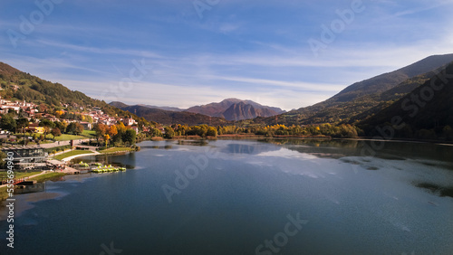 veduta aerea lago endine bergamo