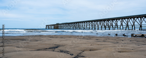 Abandoned industrial pier at Hartlepool photo