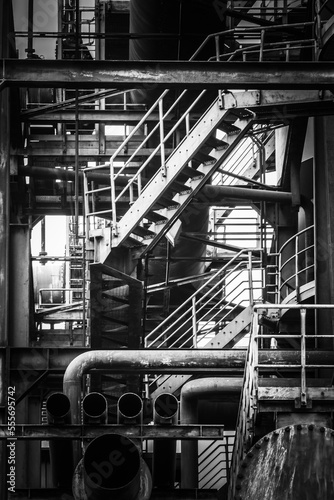 Industrial plant of a coal mine 