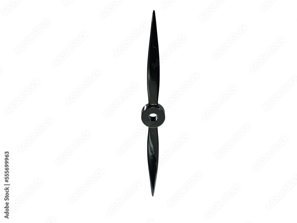 Realistic modern propeller. 3d render. Realistic modern propeller. 3d render.