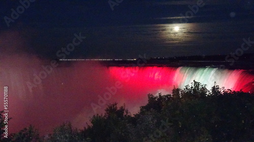 Chutes du Niagara de nuit