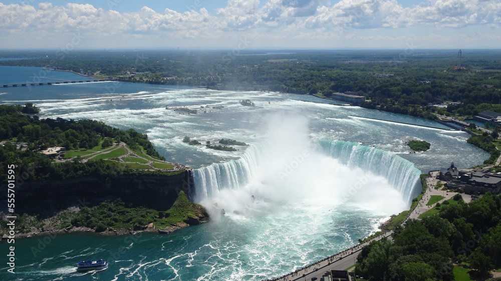 Chutes du Niagara vue de la tour Skylon Chutes du Niagara vue de la tour Skylon