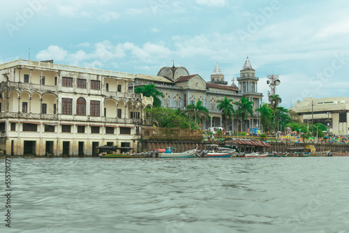 Catedral de quibdo choco, vista desde el rio atrato photo
