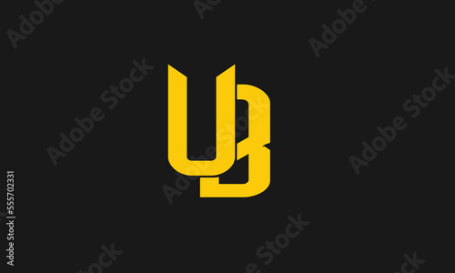 UB Letter Logo Design Template Vector