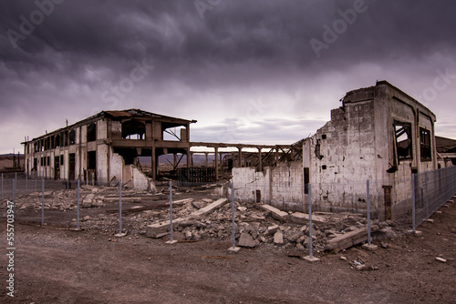 Salitrera abandonada Chacabuco, Salpeter, Campo de detenidos dictadura photo