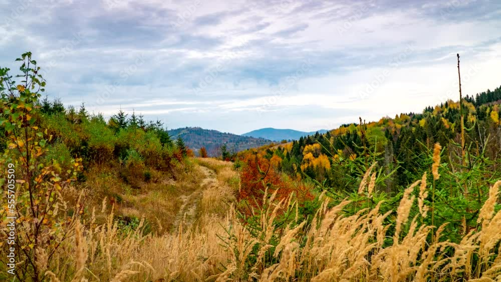Autumn scenery in the mountains. Autumn scenery in the mountains.